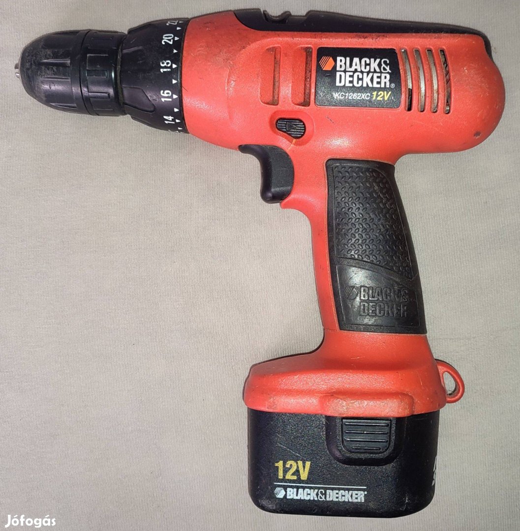 Akkus fúró csavarozó - Black & Decker KC1262XC 12V (3.)