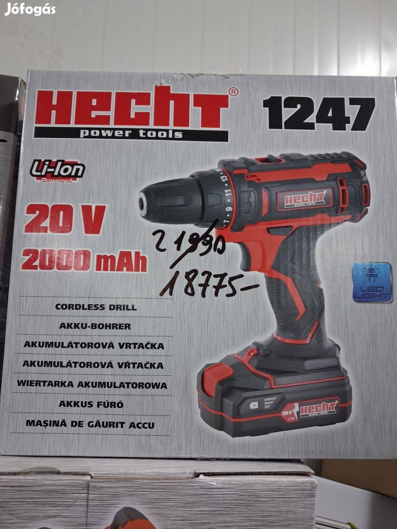 Akkus fúró csavarpzó akciós 21990ft helyett 18775ft !