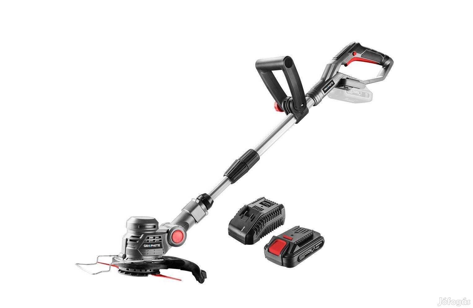 Akkus fűszegélynyíró, fűkasza szett Graphite Energy+ 18V 58G030+2AH ak