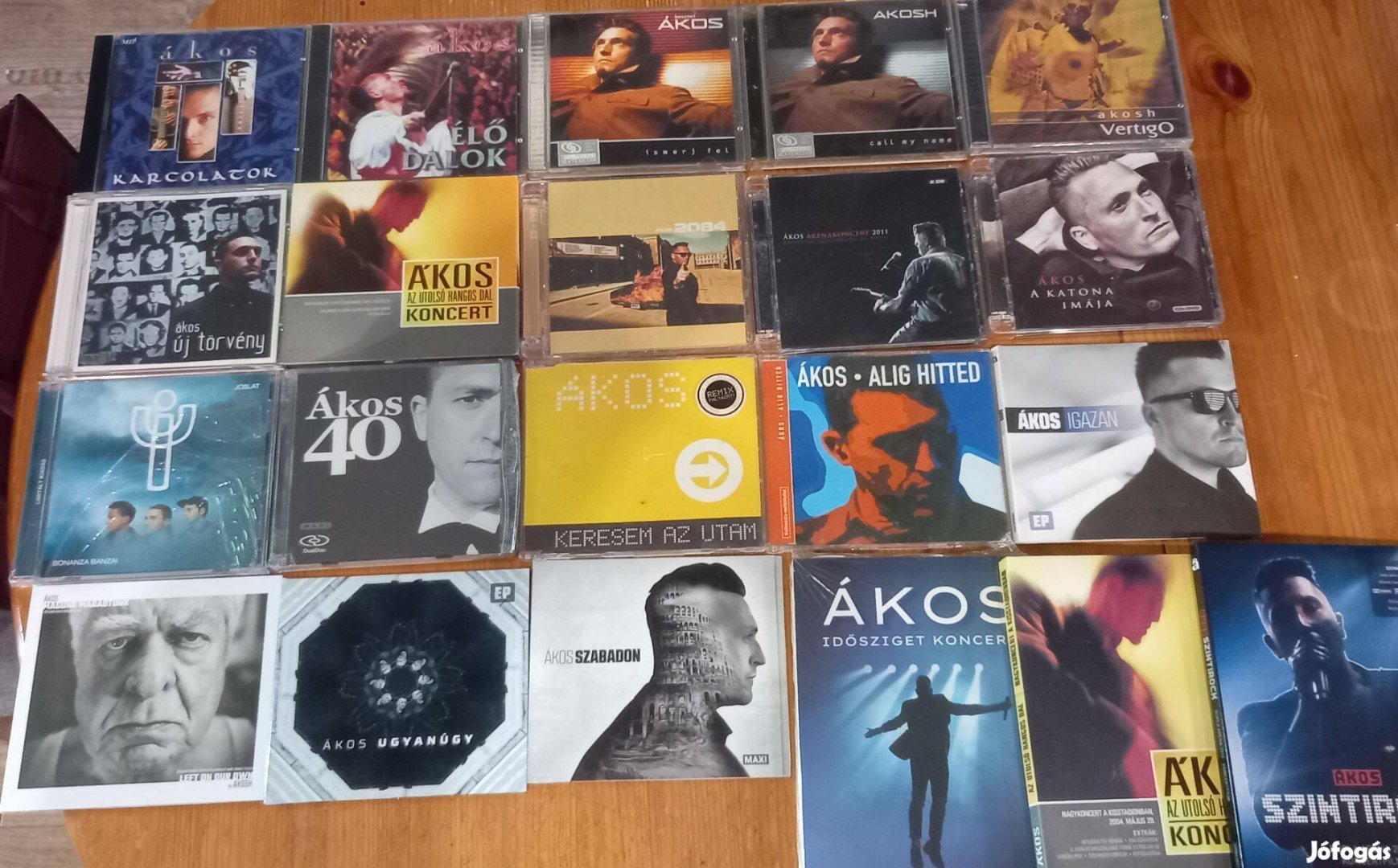 Ákos Bonanza gyűjtemény CD kazetta DVD