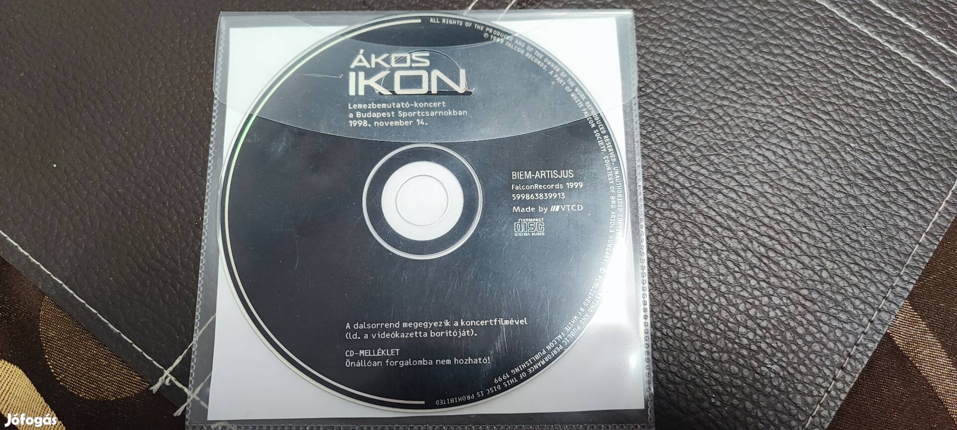 Ákos Ikon live cd melléklet