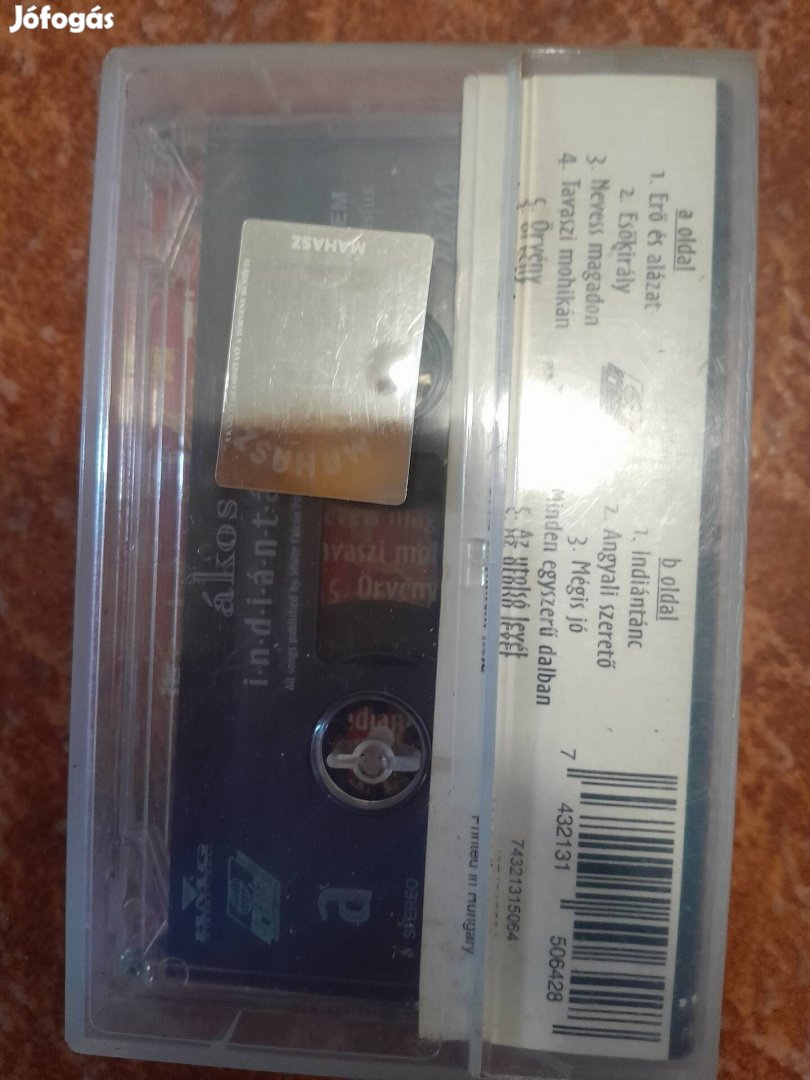 Ákos Indántánc Dedikált zenei kazetta