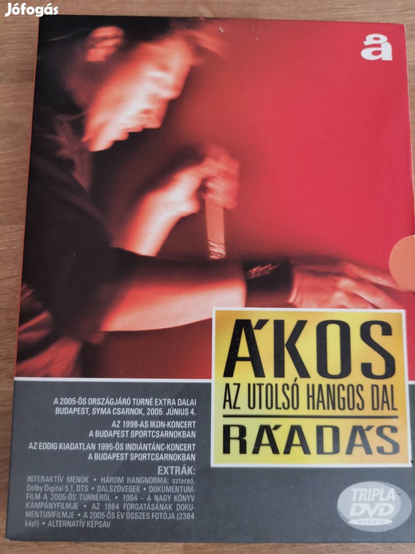 Ákos Utolsó hangos dal Tripla dvd 