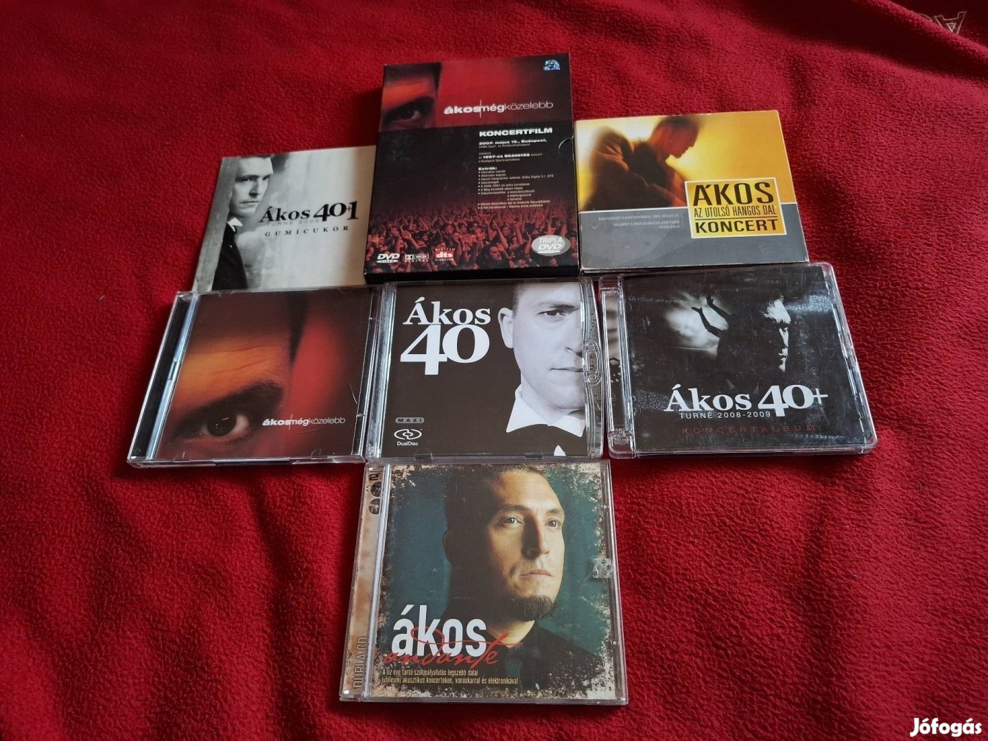 Ákos cd dvd csomag