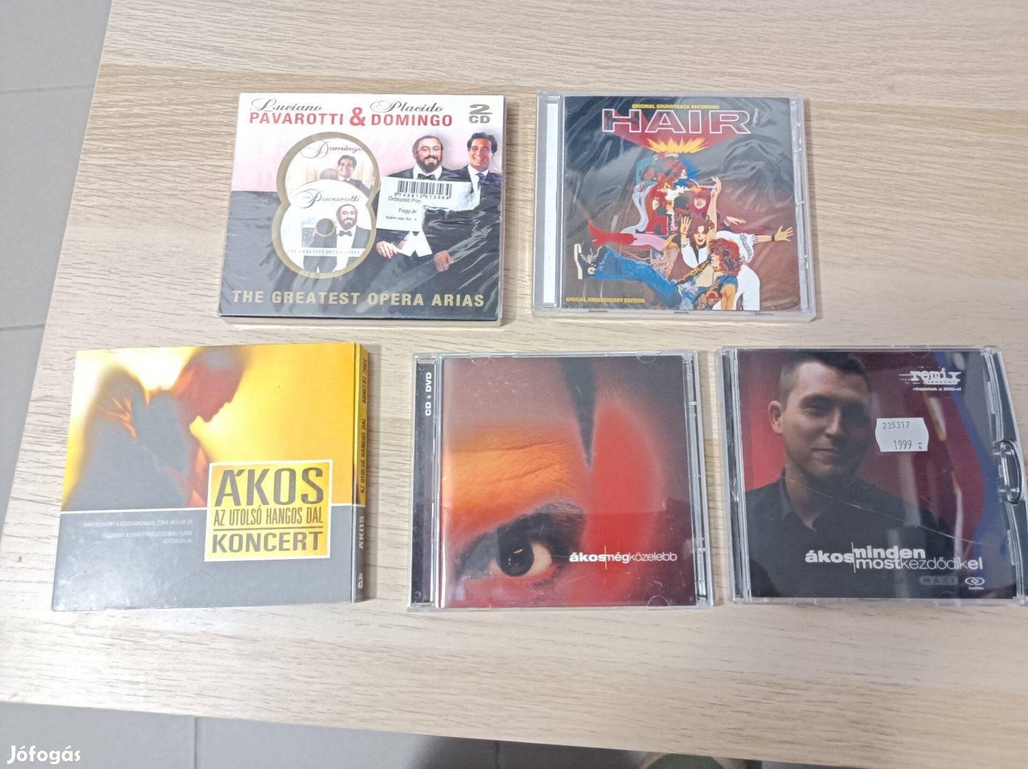 Ákos cd dvd pack