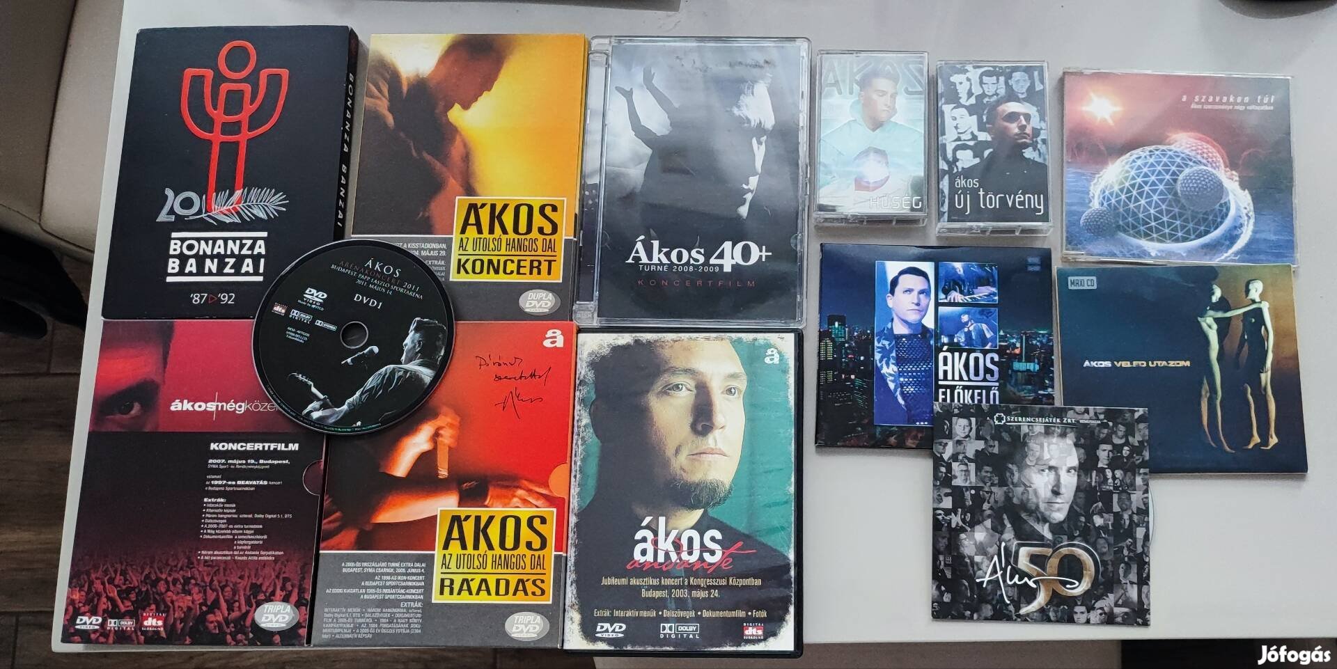 Ákos cd-dvd somag