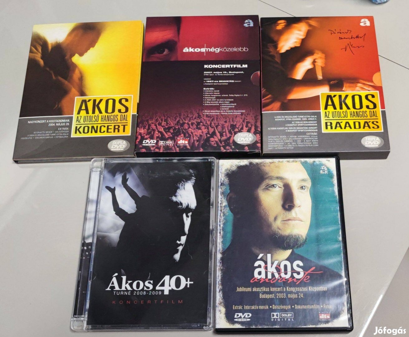 Ákos dvd gyűjtemény