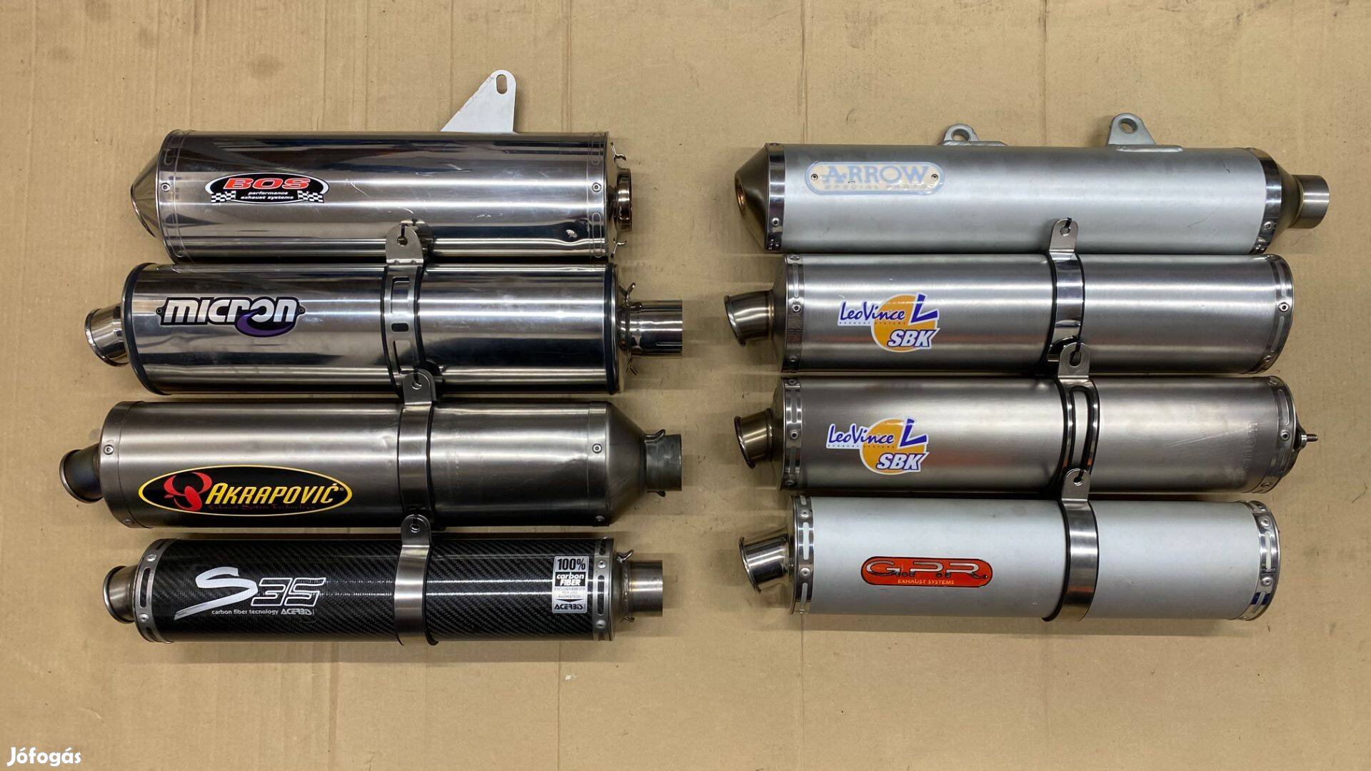 Akrapovic Arrow Leovince GPR Bos Micron összekötők