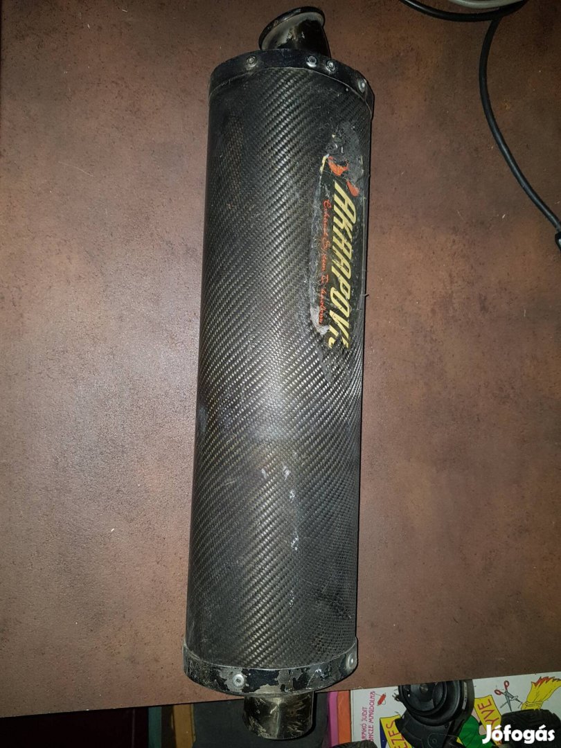 Akrapovic carbon motor kipufogó dob 55 cm teljes hossz