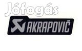 Akrapovic hőálló matrica 120x35mm