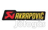 Akrapovic hőálló matrica 150mm