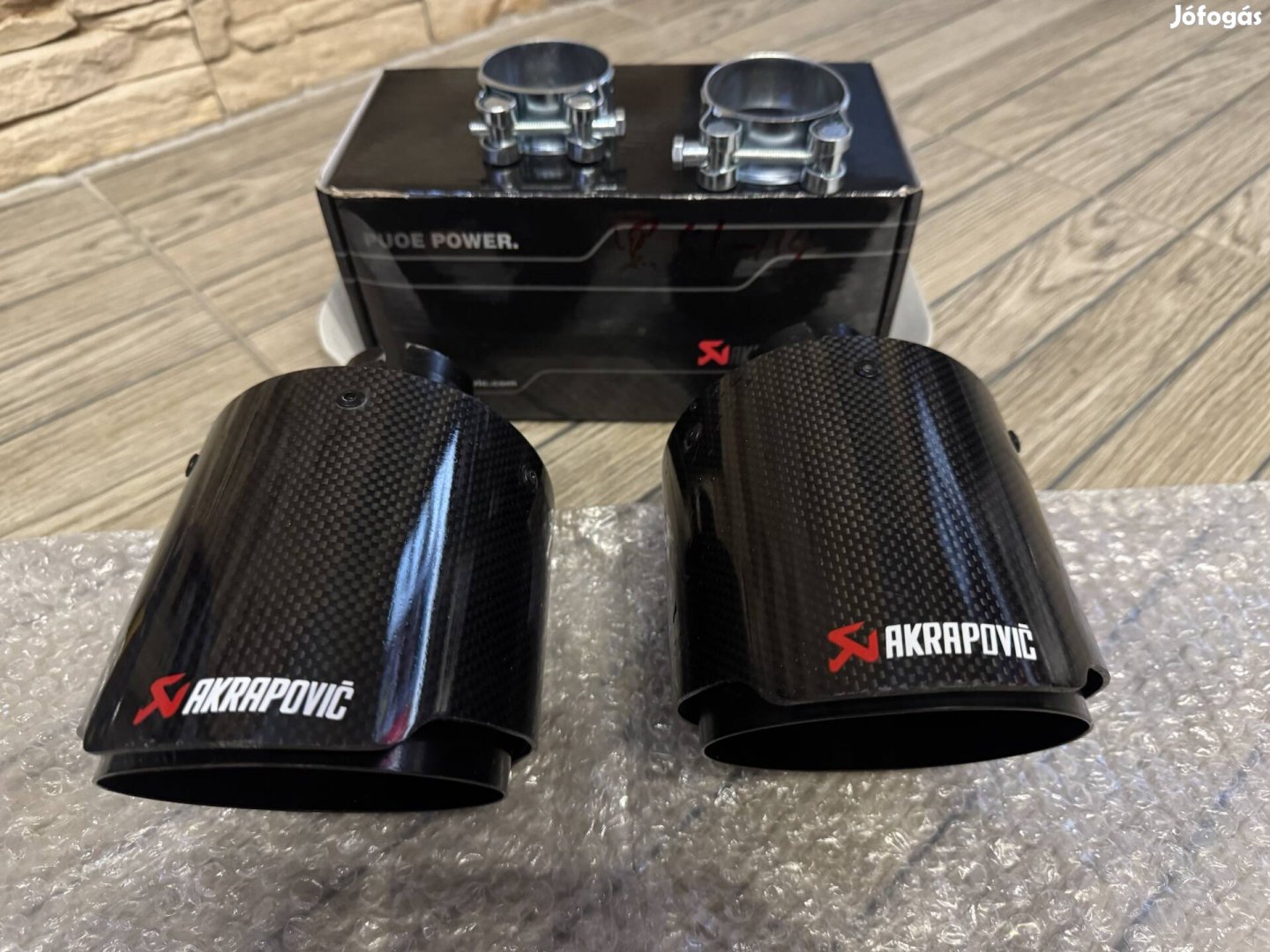 Akrapovic karbon kipufogóvég tuning