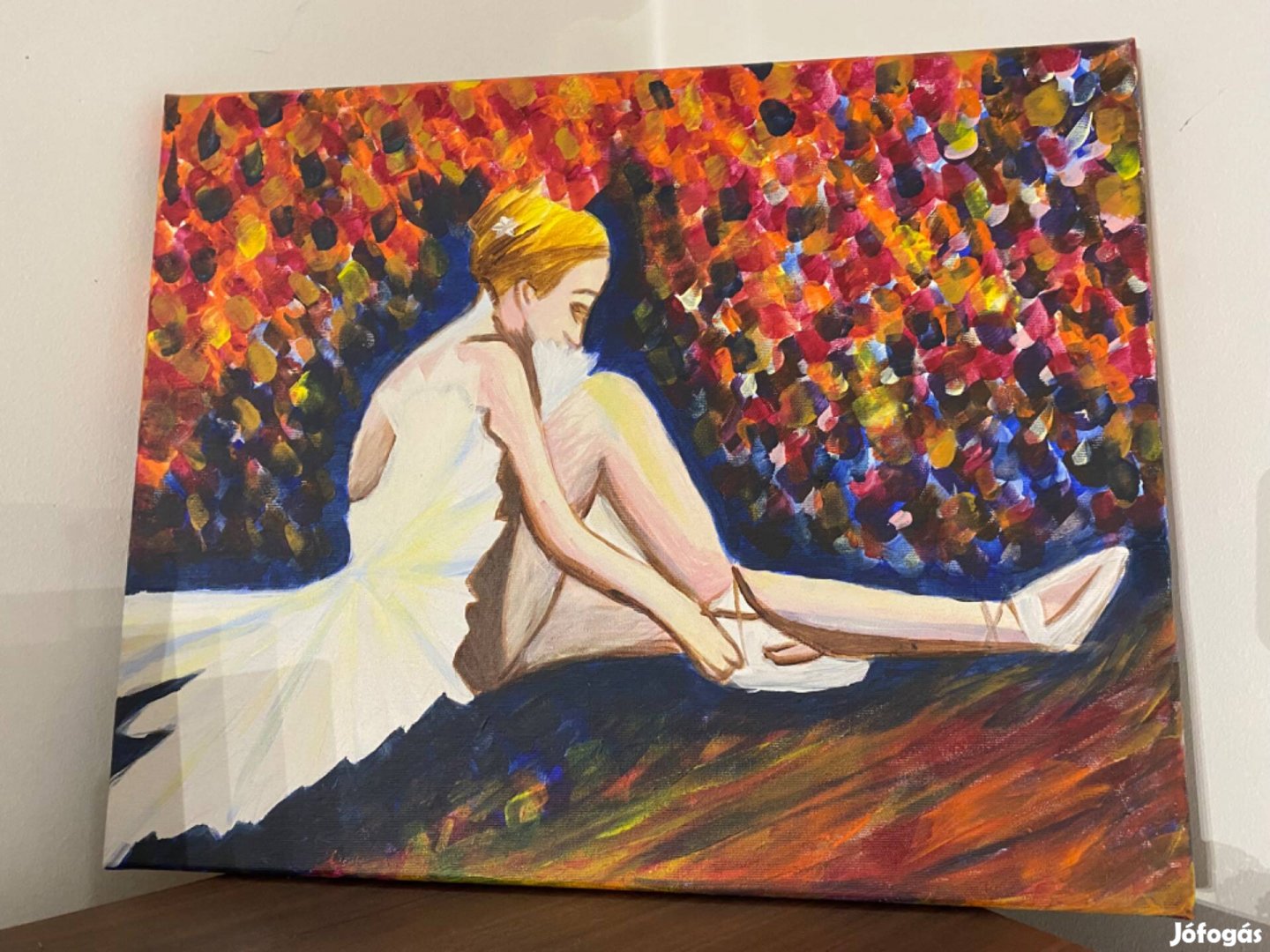 Akril festmény, balerina