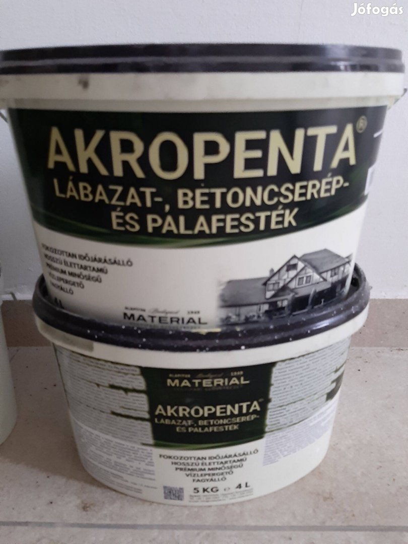 Akropenta lábazat-, betoncserép- és palafesték P90 fekete