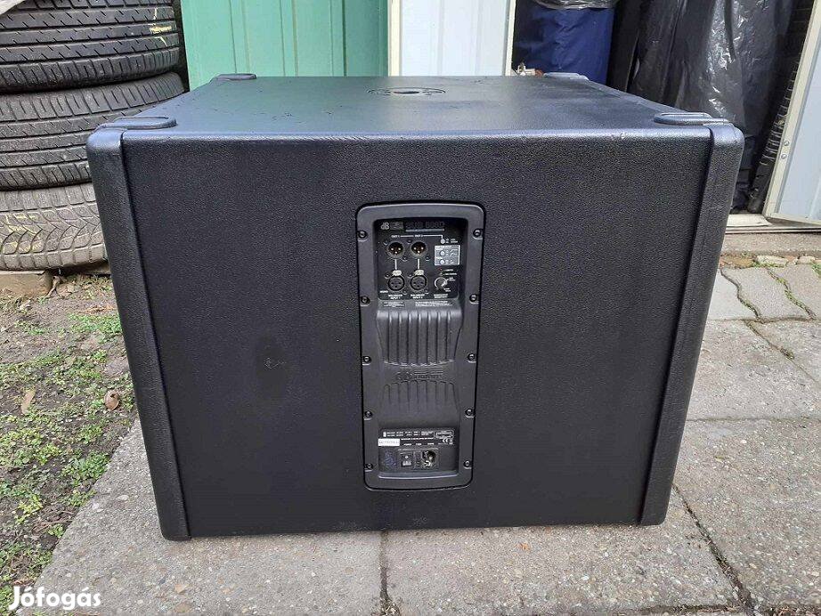 Aktív hangfal 2db DB Technologies 808D 18" sub + Veiger tok