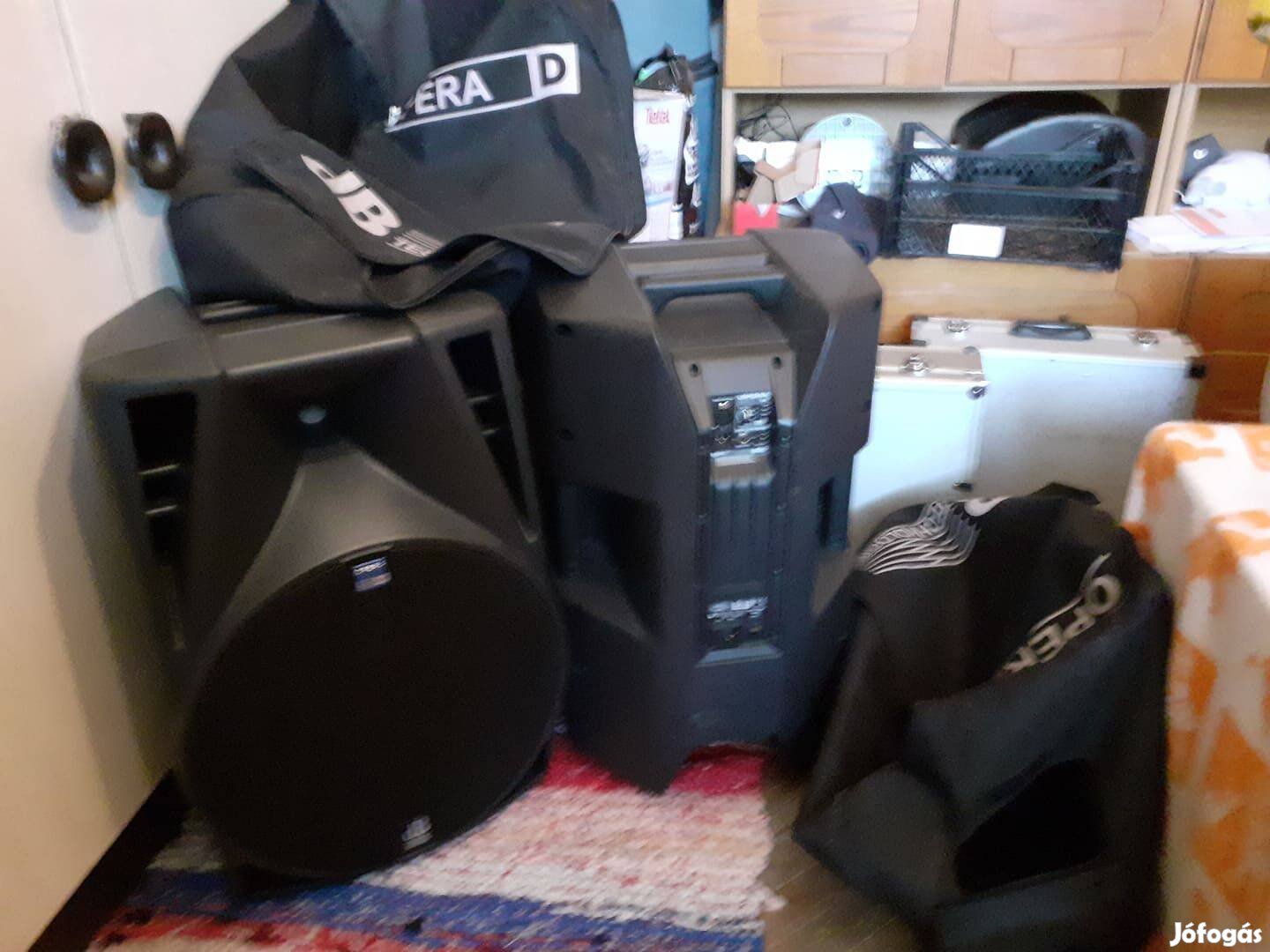 Aktív hangfal 2db Új DB Technologies 512DX dobozaikban + tok