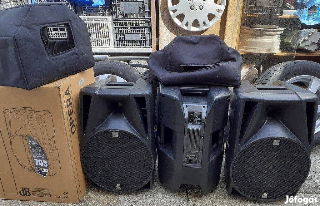 Aktív hangfal 3db DB Technologies 715 DX 15"(40cm), 808D sub