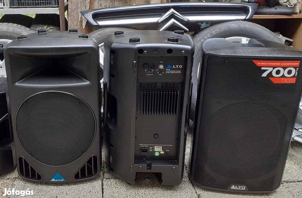 Aktív hangfal Alto 2db TX 315 15"(40cm), 2db PS 3A-PS 4 LA