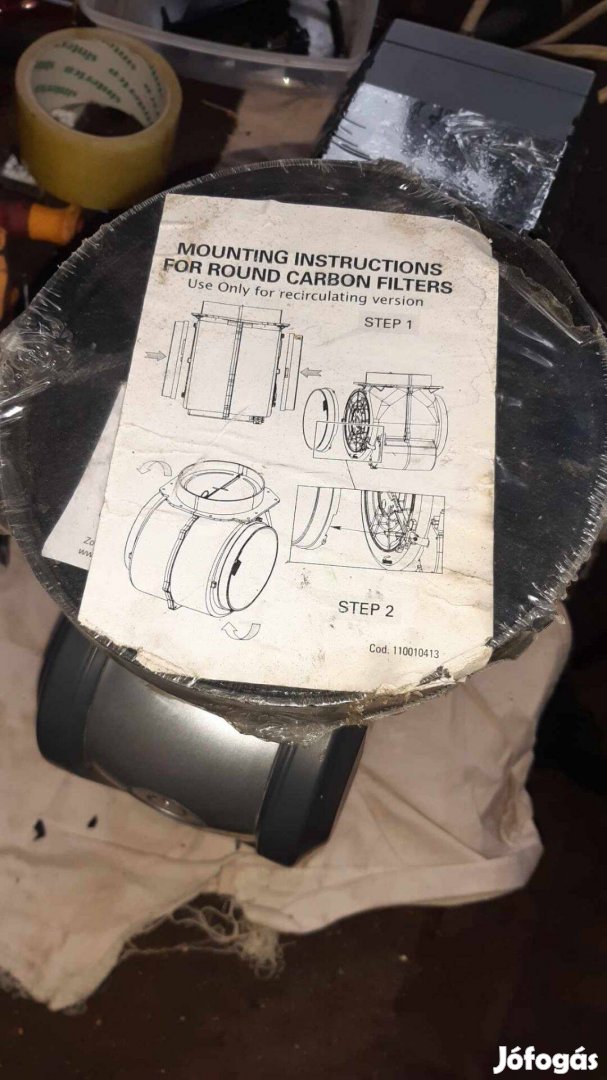 Aktív szén filter szűrő szellőzőcsőbe