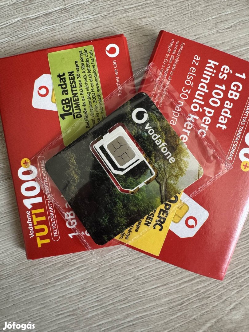 Aktivalt Vodafone SIM eladó 
