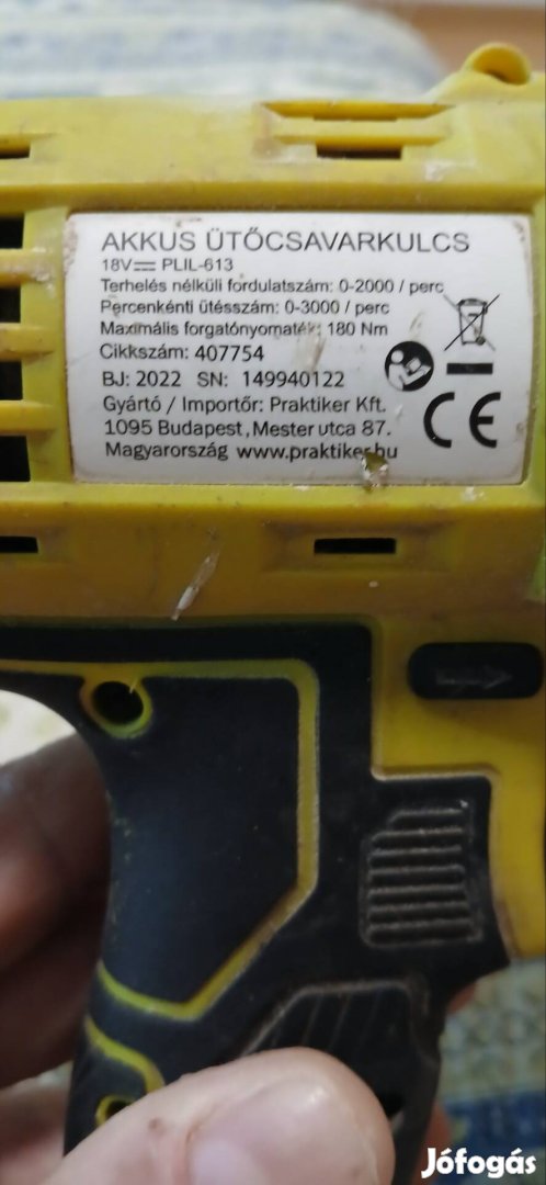 Akus nyomaték kulcs