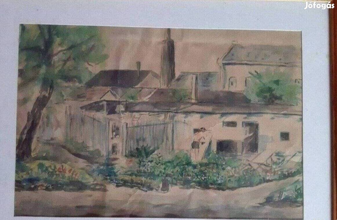 Akvarell kép 1948