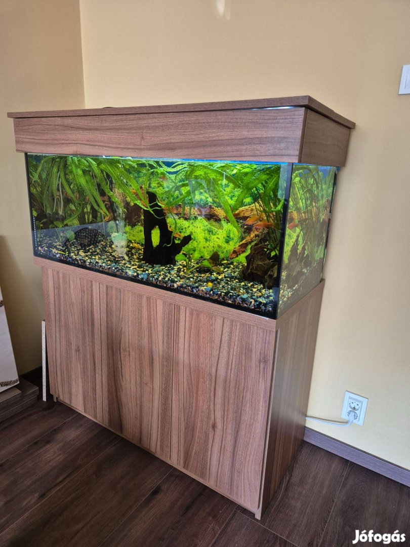 Akvarium 300l , teljes felszereléssel, szekrénnyel