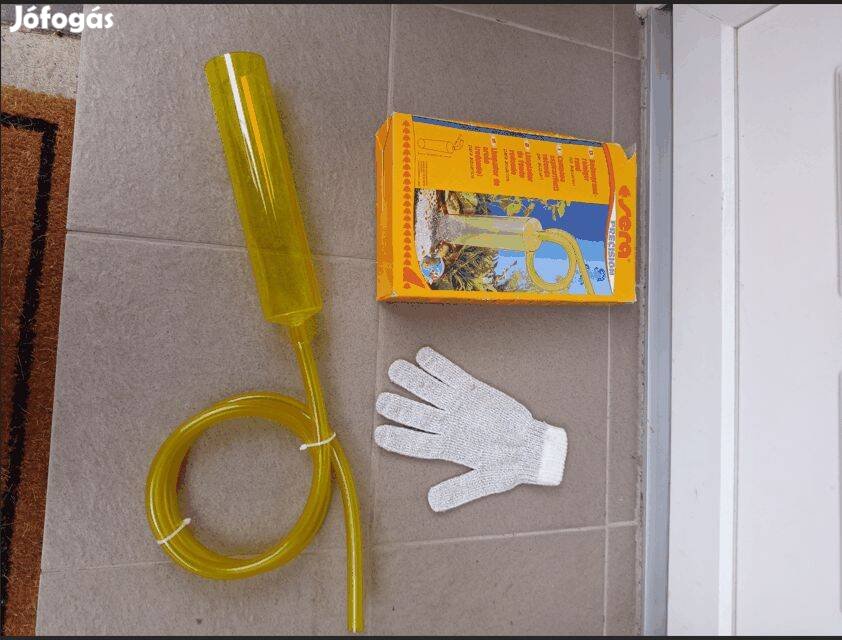 Akvárium tisztító felszerelés.Sera aljzatporszívó és JBL