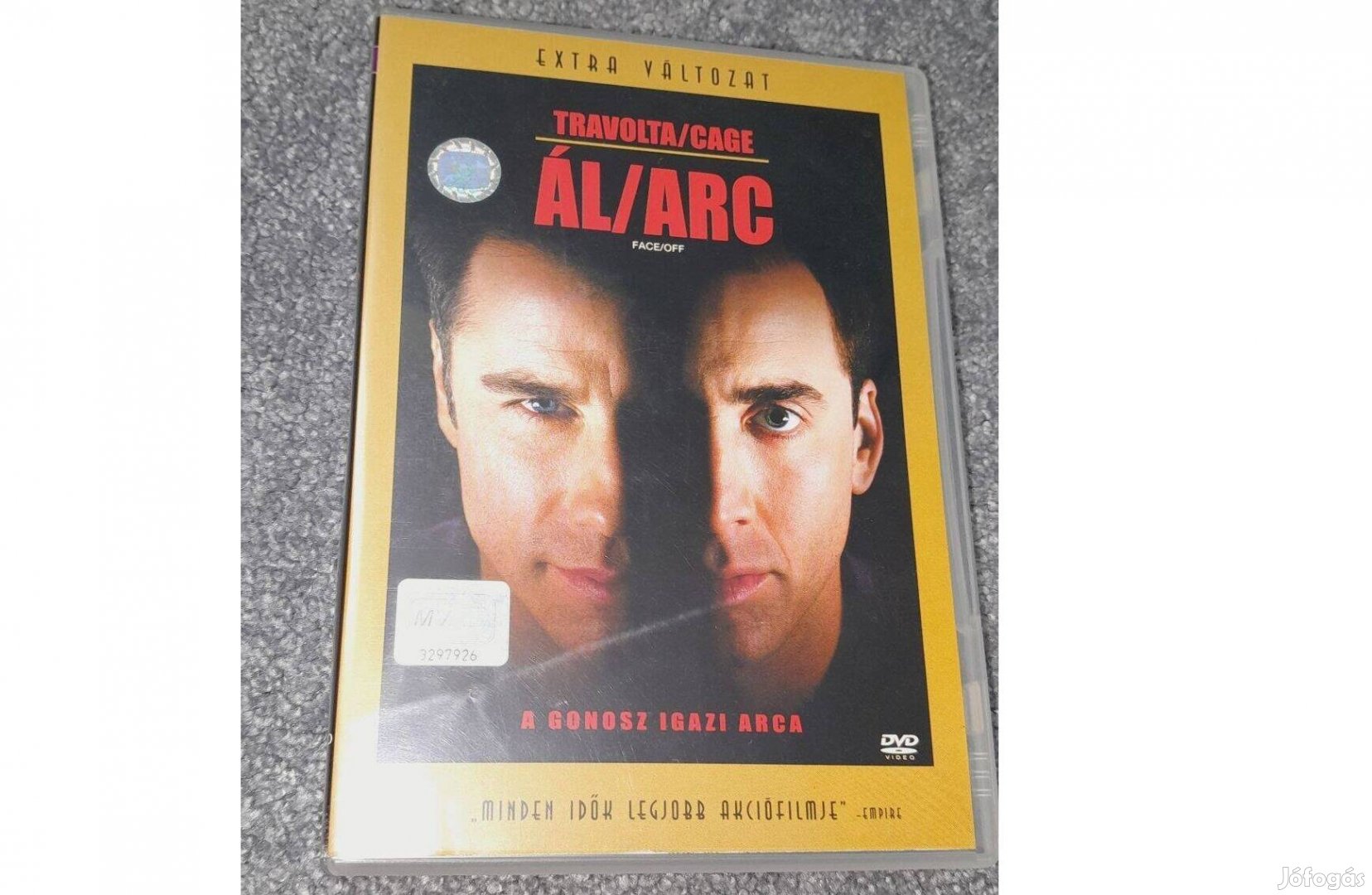 Ál/Arc DVD (1997) Szinkronizált karcmentes (John Travolta Nicolas Cage