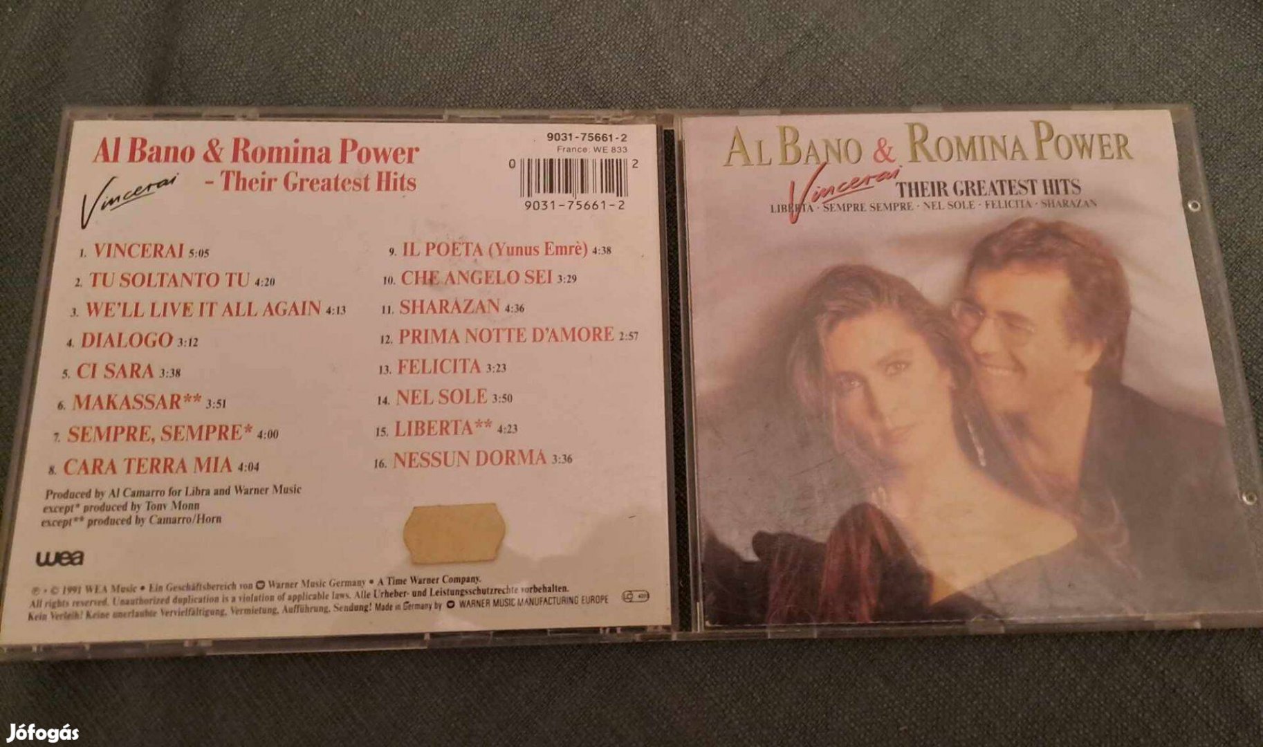 Al Bano & Romina Power - Vincerai - Their Greatest Hits CD