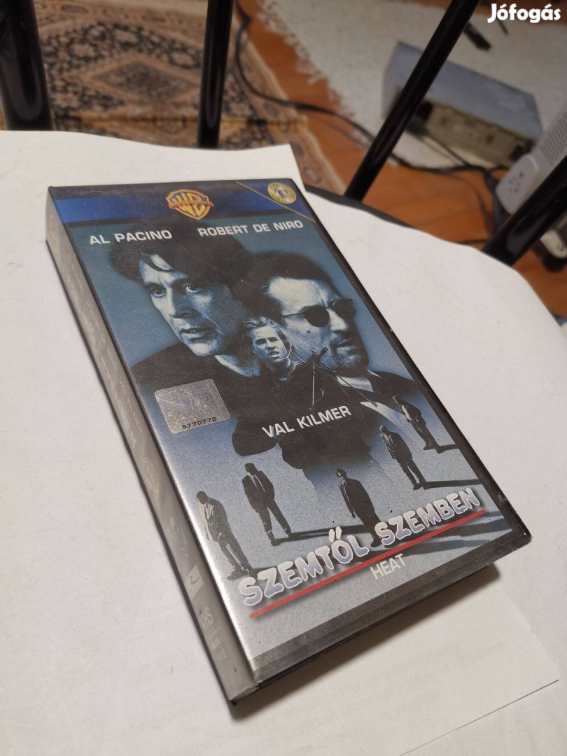 Al Pacino - Robert de Niro - Val Kilmer - Szemtől szemben- eredeti VHS
