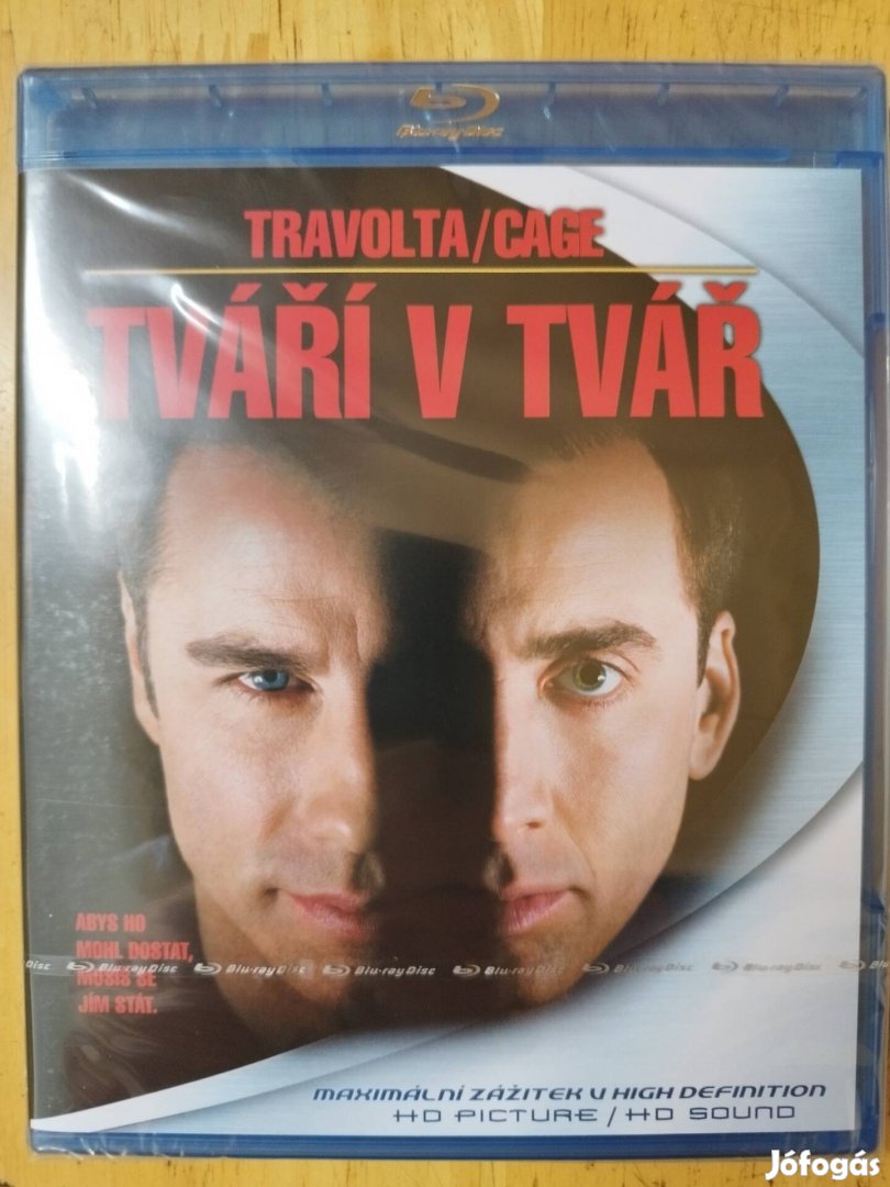 Ál /arc blu-ray Nicolas Cage - John Travolta Új 