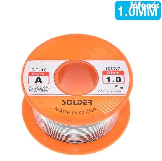 Alacsony HőmérsékletŰ Forrasztó Ón /2% Ezüst/ 1mmx500mm (5793)