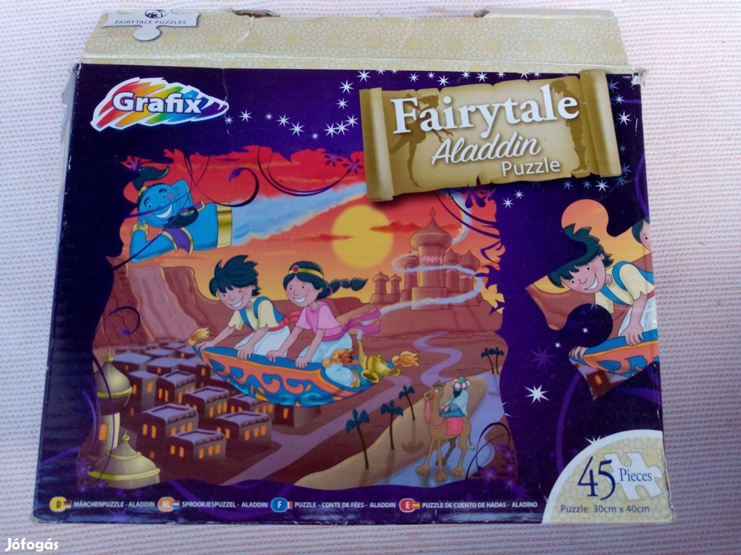 Aladdin 45 darabos kirakó, puzzle