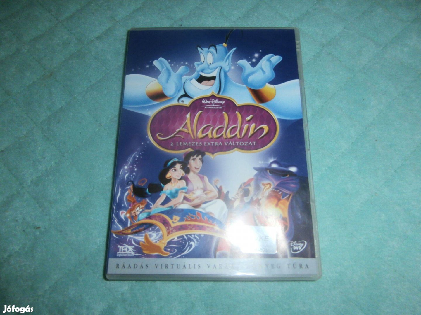 Aladdin DVD Disney rajzfilm 2 lemezes