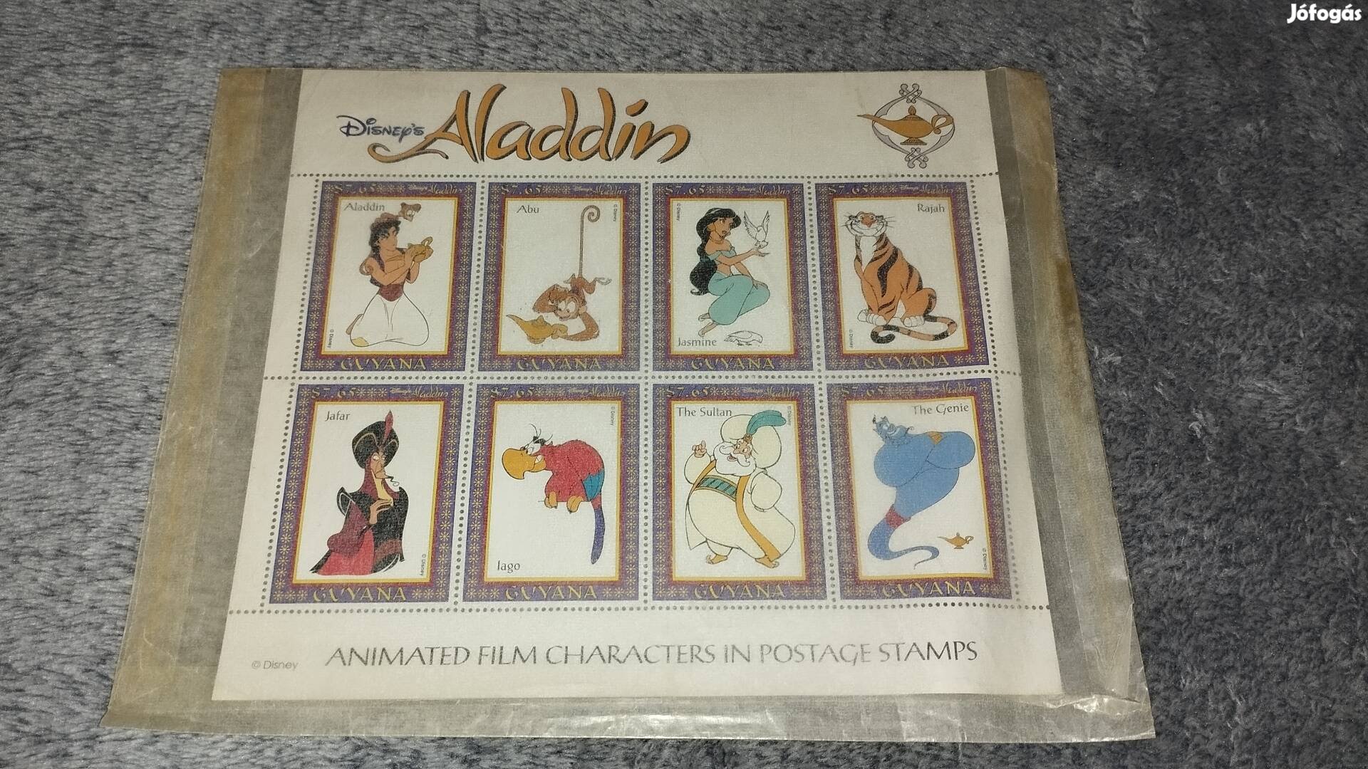 Aladdin bélyegek 
