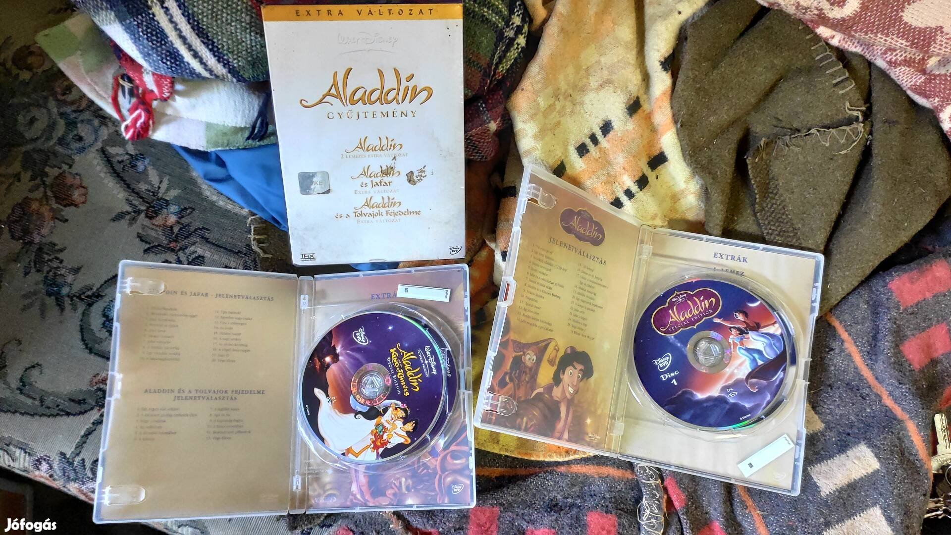 Aladdin dvd gyűjtemény 4 lemezes extra változat