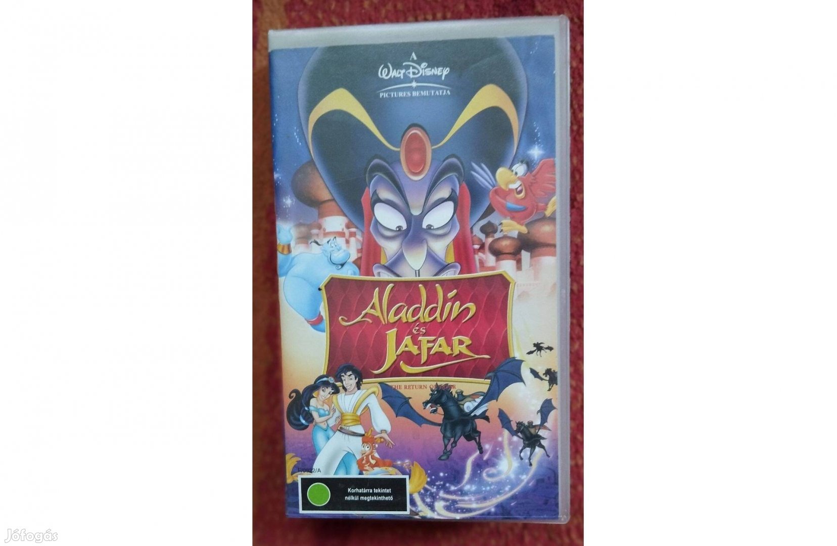 Aladdin és Jafar Walt Disney VHS