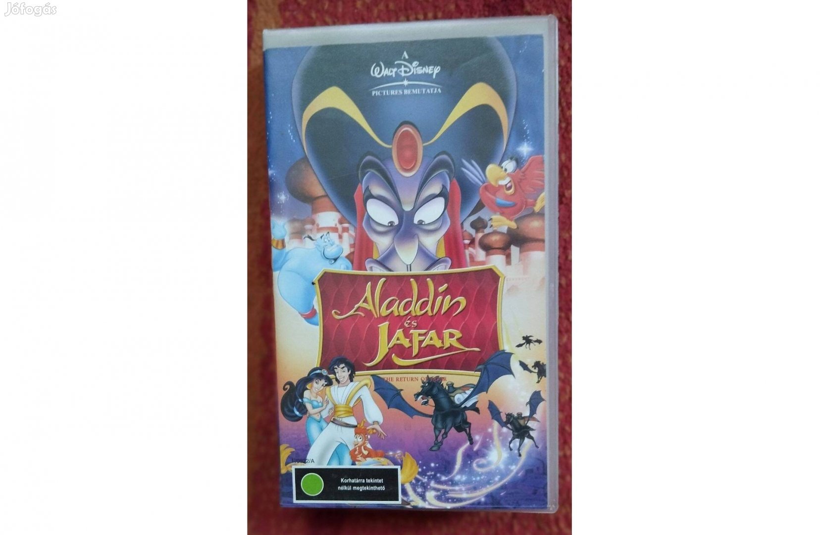 Aladdin és Jafar Walt Disney VHS