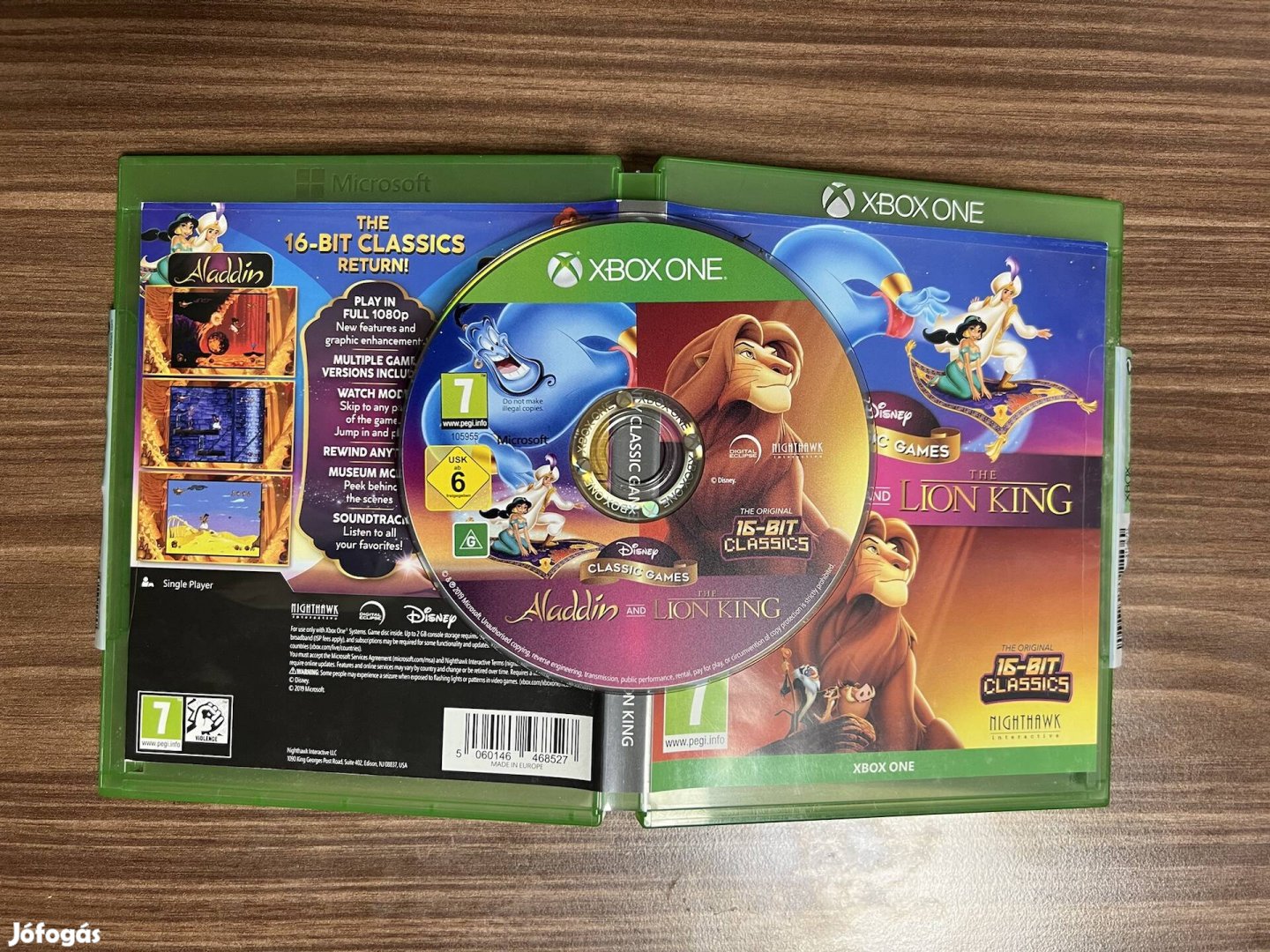 Aladdin és Lion king xbox one játék