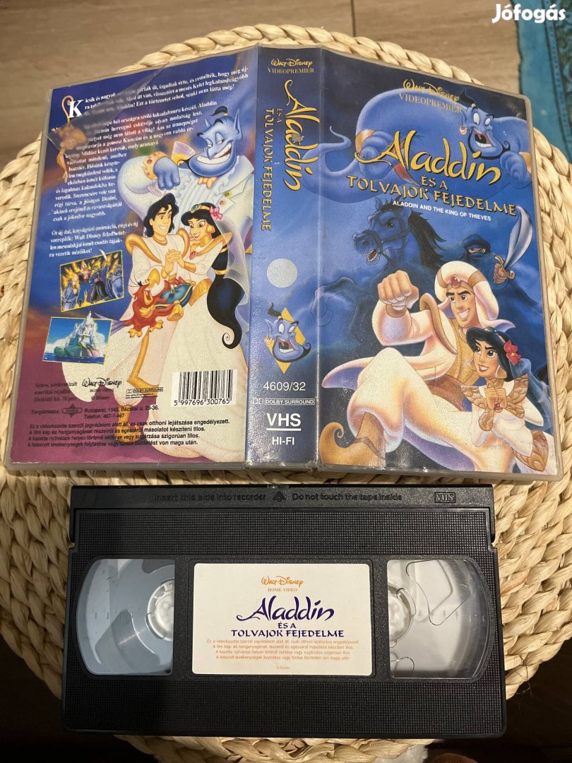 Aladdin vhs r. 