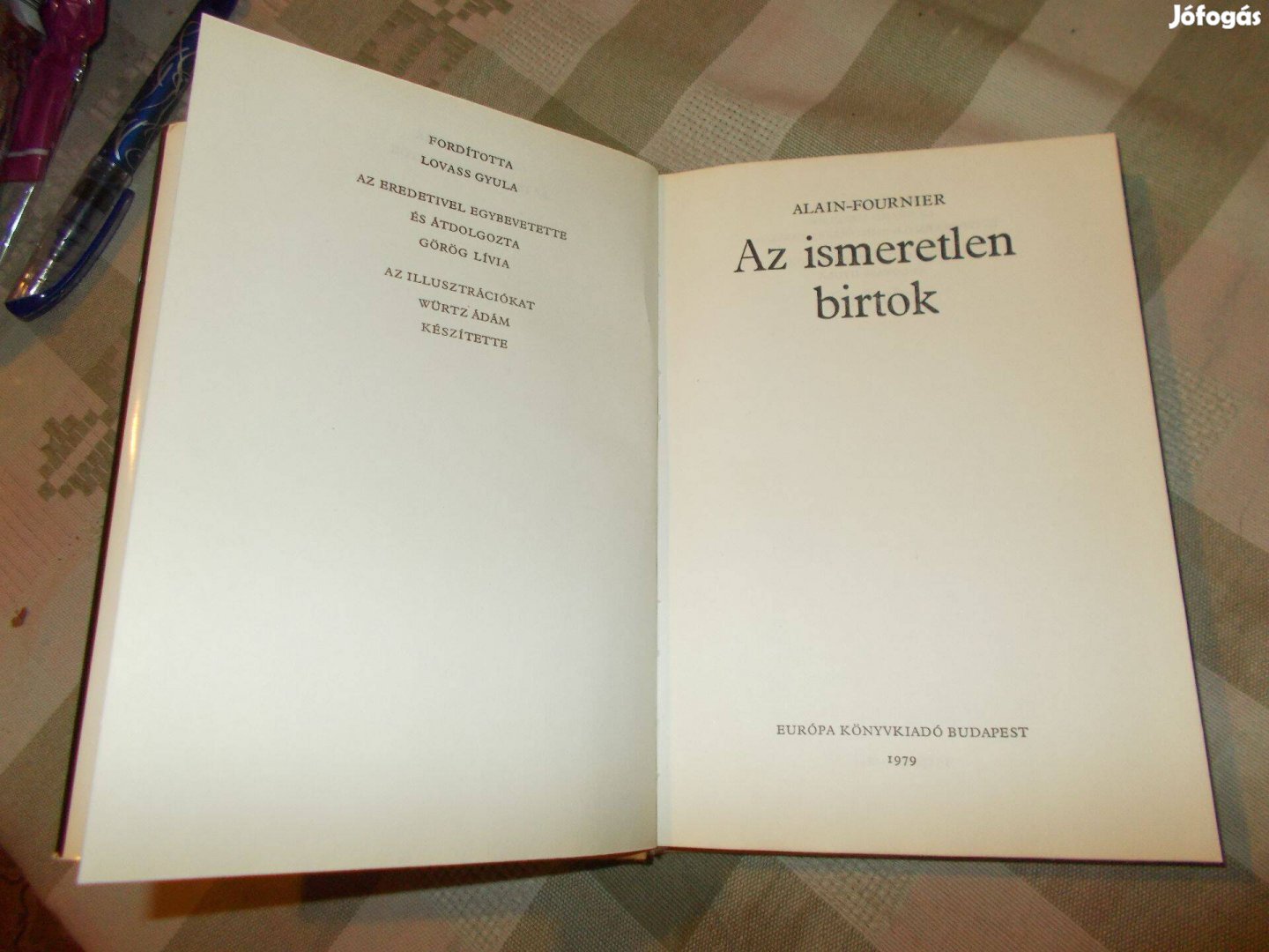 Alain Fournier: Az ismeretlen birtok