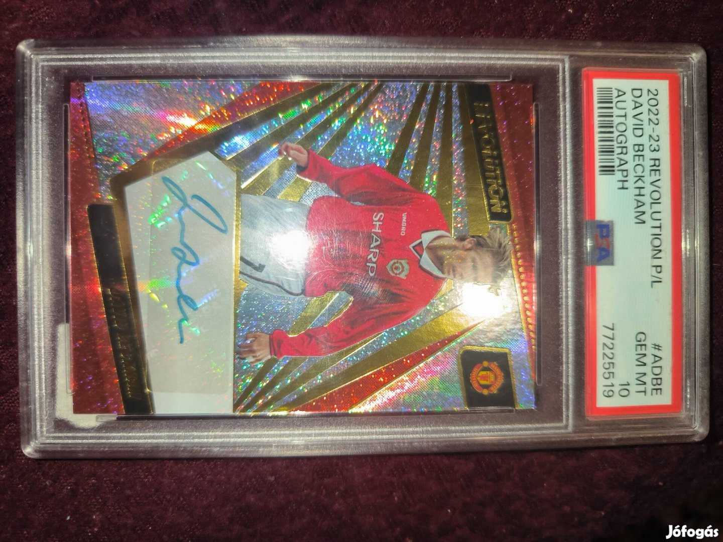 Aláírt focikártya eladó!