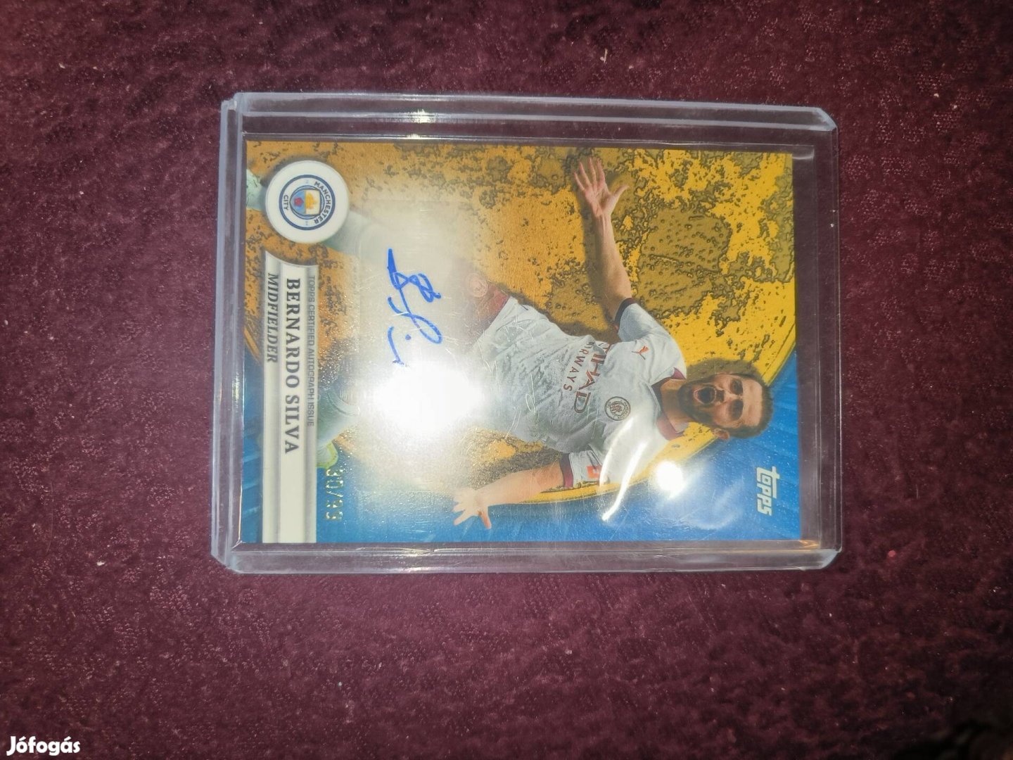 Aláírt focikártya eladó!