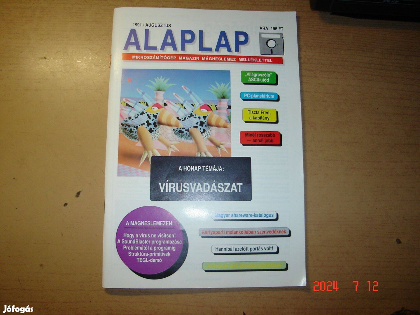 Alaplap számítástechnikai újság (1991)