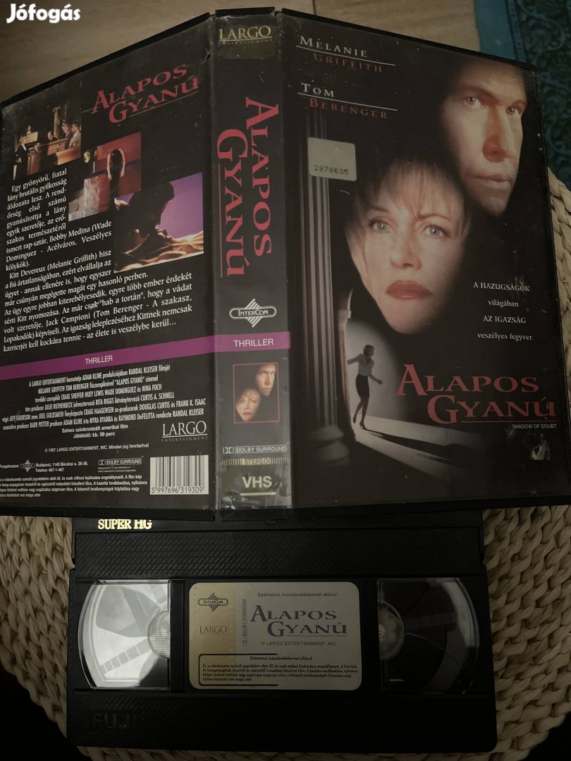 Alapos gyanú vhs kazetta