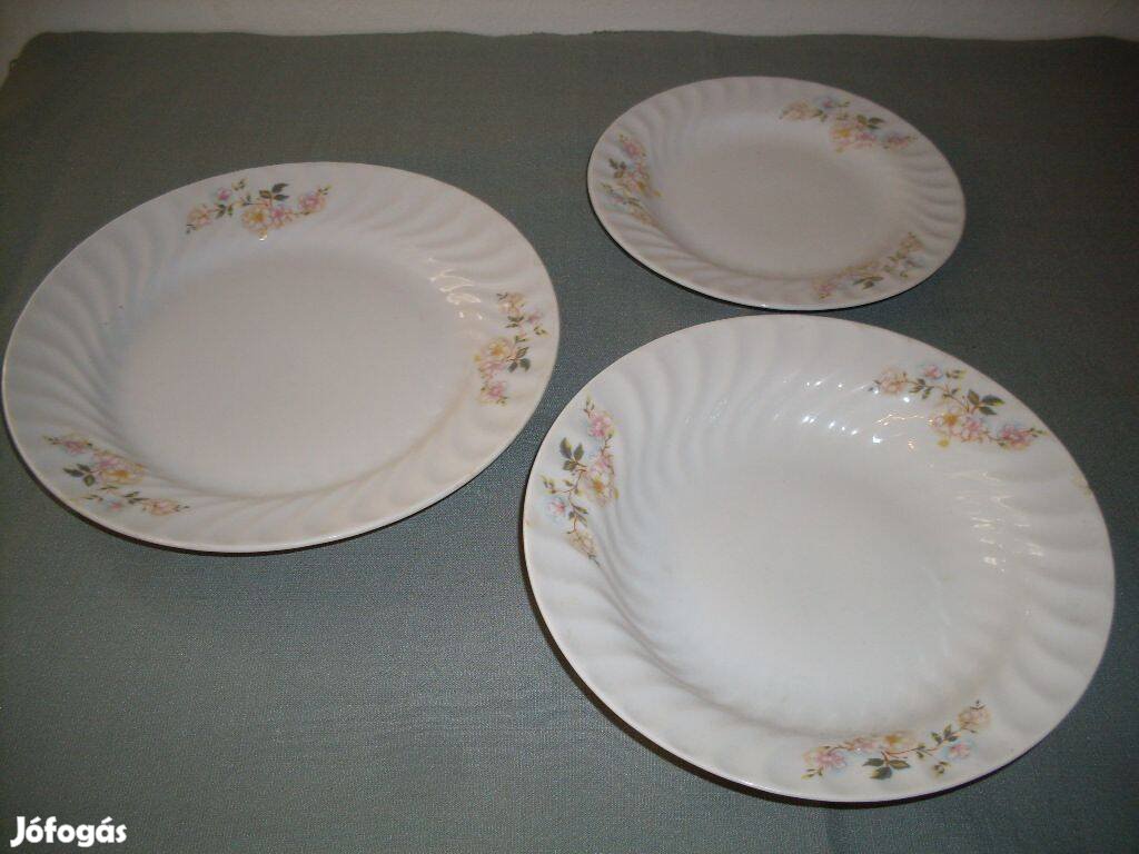 Alba lulia porcelán tányér szett 3 darabos