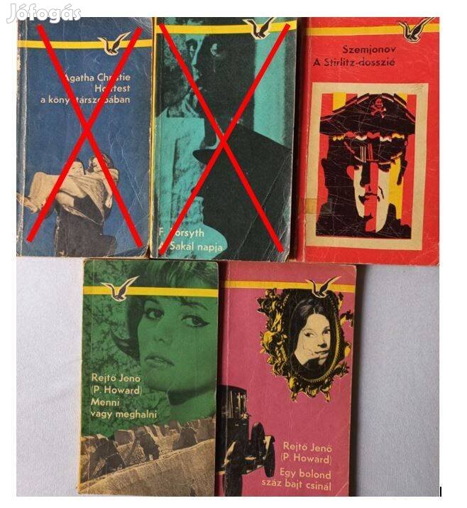 Albatrosz könyvek együtt