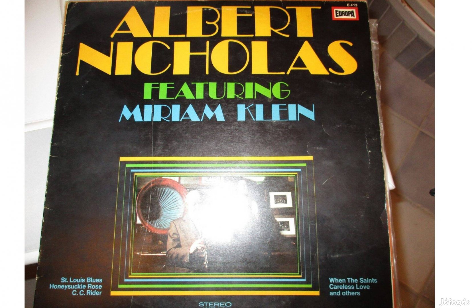 Albert Nicholas featuring Miriam Klein bakelit hanglemez eladó