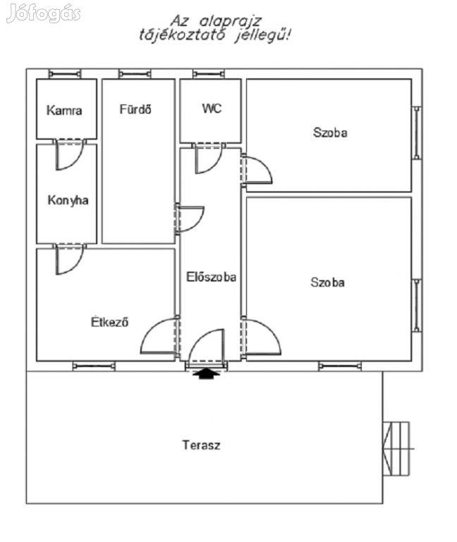 Albertirsa, csendes utca, 72 m2-es, családi ház, 2+1 félszobás